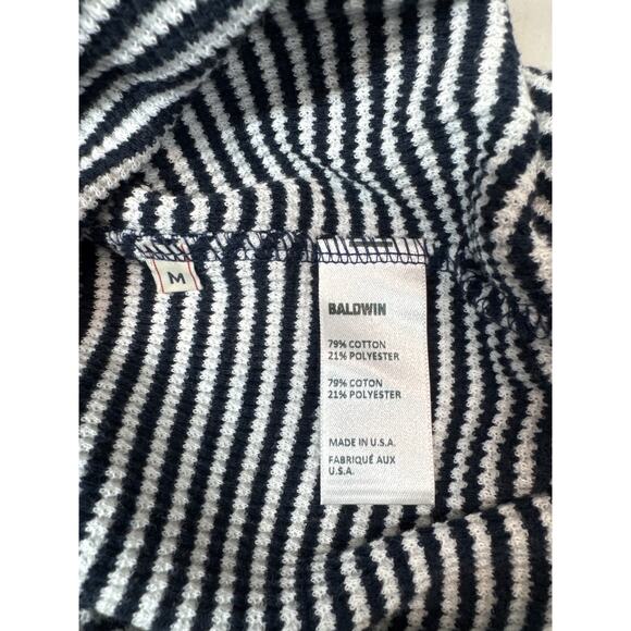 Baldwin Kansas City Womens Striped Short Sleeve Crew Neck T-Shirt Size Medium - Picture 5 of 5